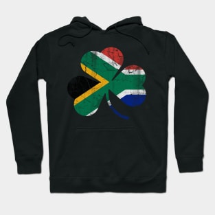 South Africa Flag Shamrock St Patrick's Day Hoodie